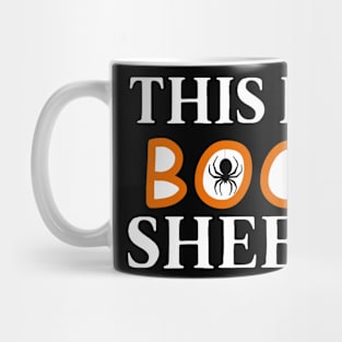 This is boo sheet halloween humor spider Mug